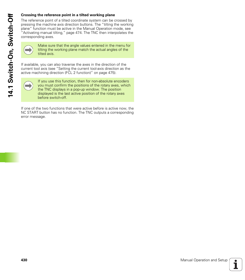 1 s w itc h -on, s w itc h -of f | HEIDENHAIN iTNC 530 (340 49x-05) ISO programming User Manual | Page 430 / 606