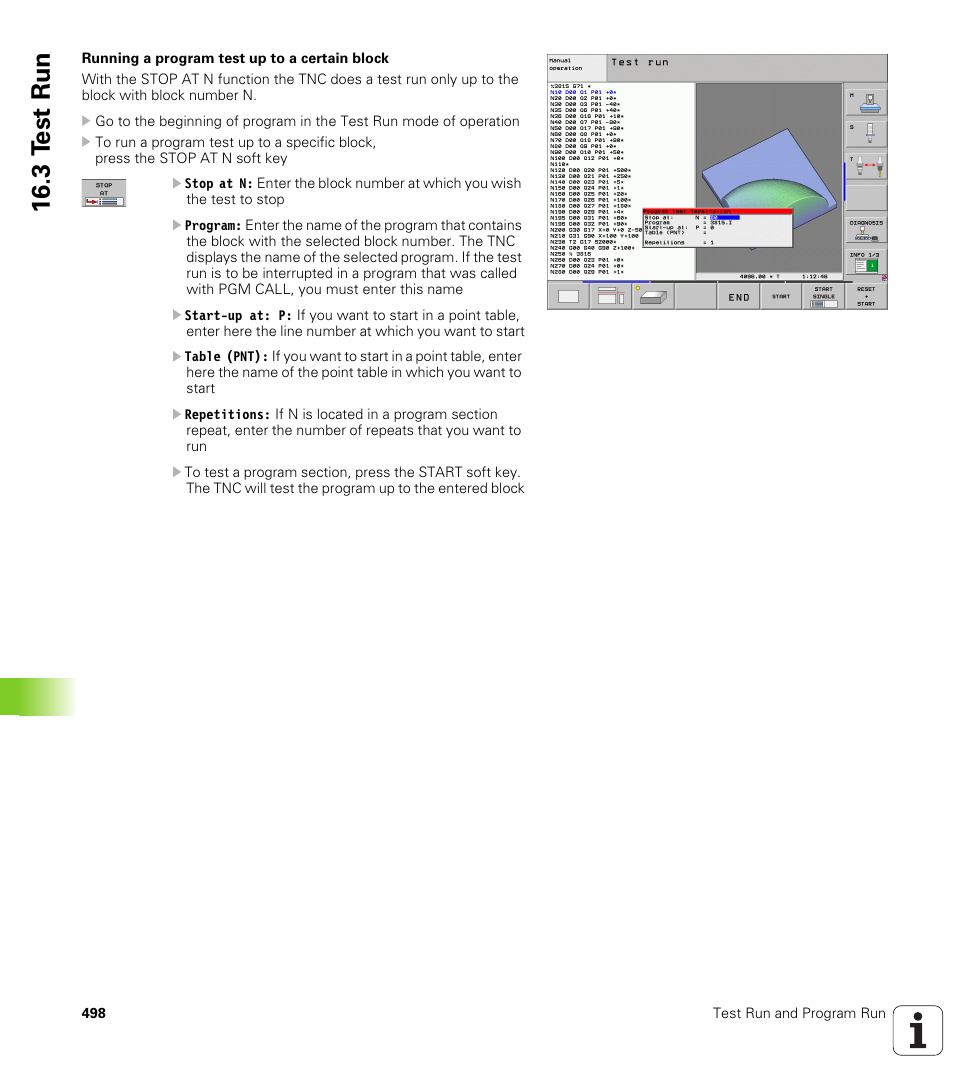 3 t e st run | HEIDENHAIN iTNC 530 (340 49x-05) ISO programming User Manual | Page 498 / 606