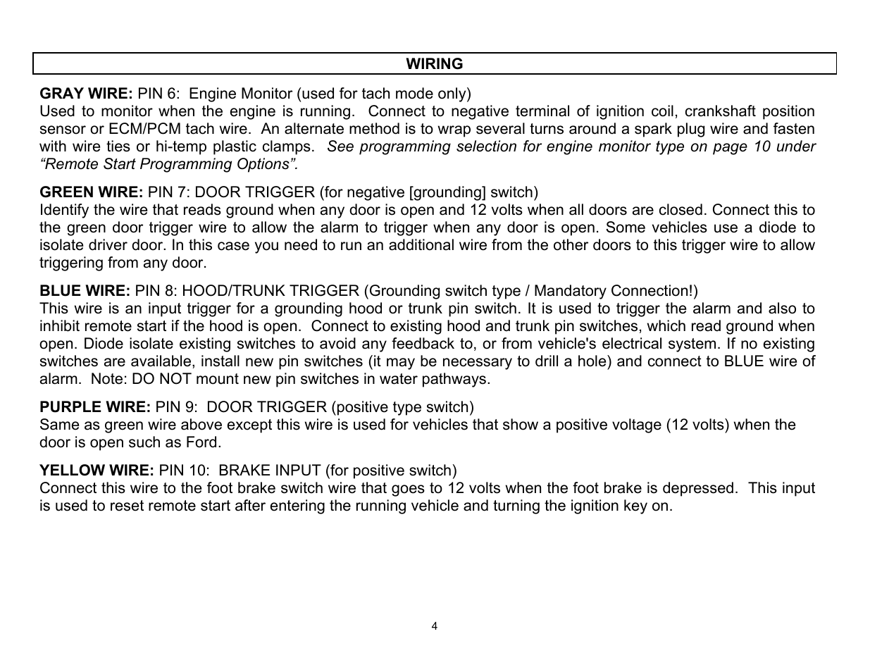 Crimestopper Security Products CS-9704 User Manual | Page 4 / 12