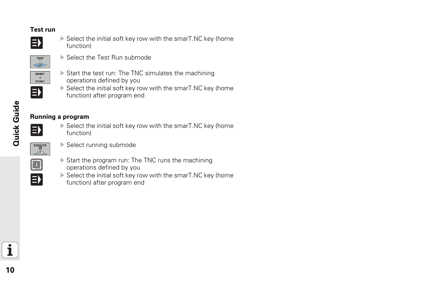 10 quick guide | HEIDENHAIN iTNC 530 (340 49x-05) Pilot User Manual | Page 10 / 213