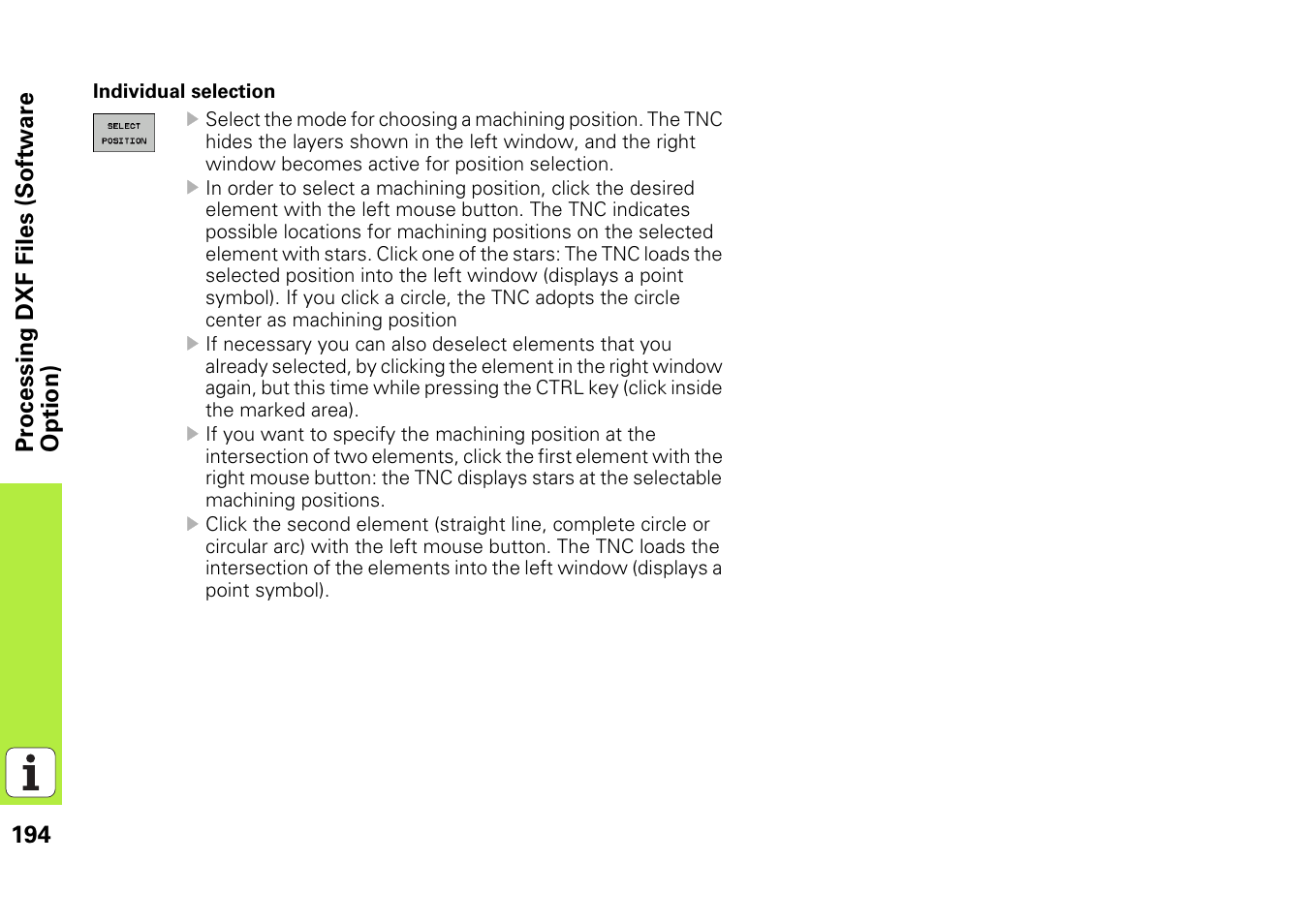 HEIDENHAIN iTNC 530 (340 49x-05) Pilot User Manual | Page 194 / 213