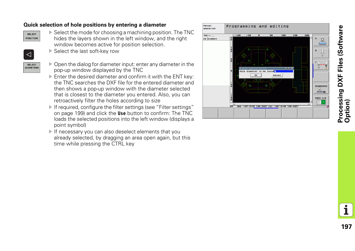 HEIDENHAIN iTNC 530 (340 49x-05) Pilot User Manual | Page 197 / 213