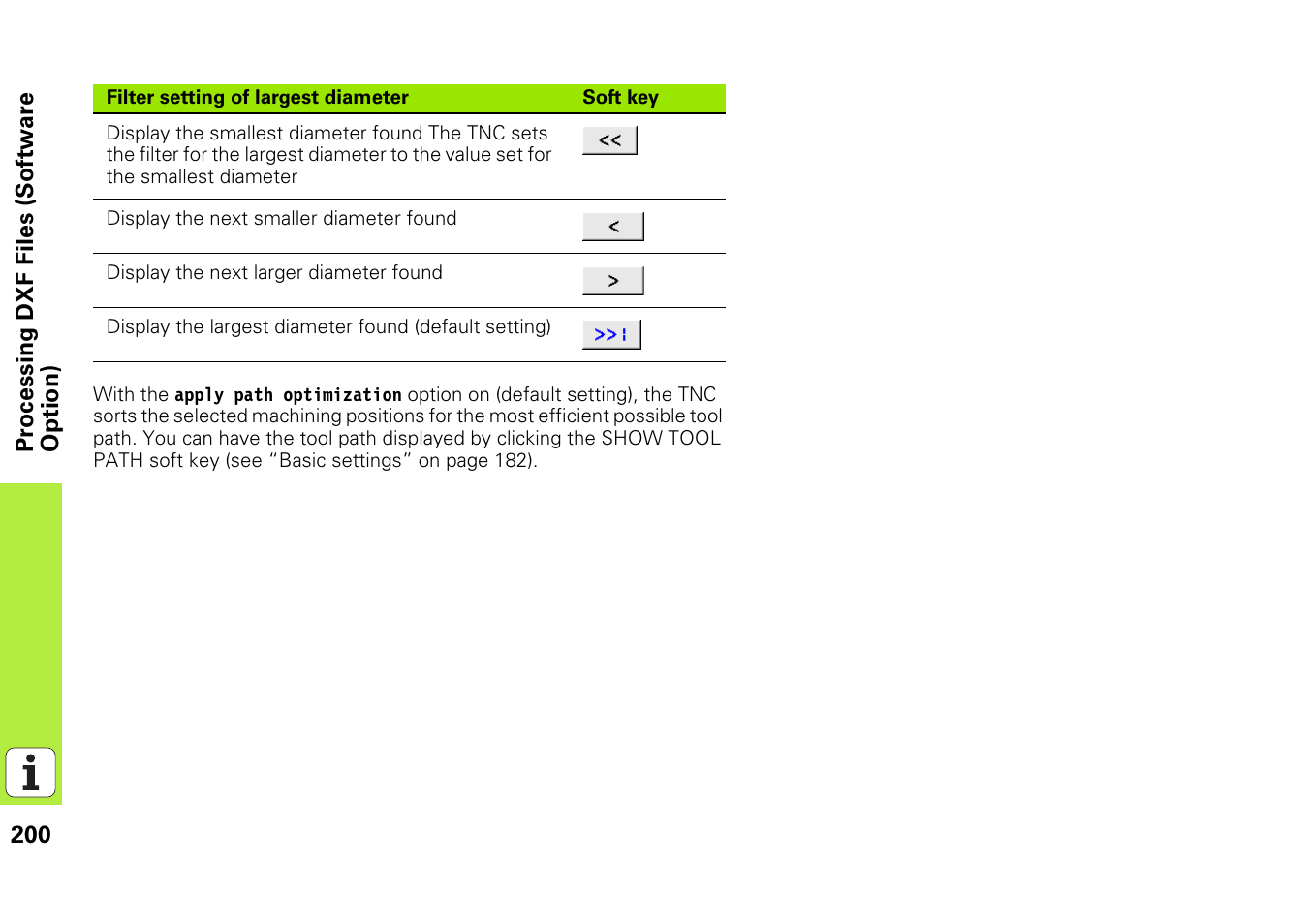 HEIDENHAIN iTNC 530 (340 49x-05) Pilot User Manual | Page 200 / 213