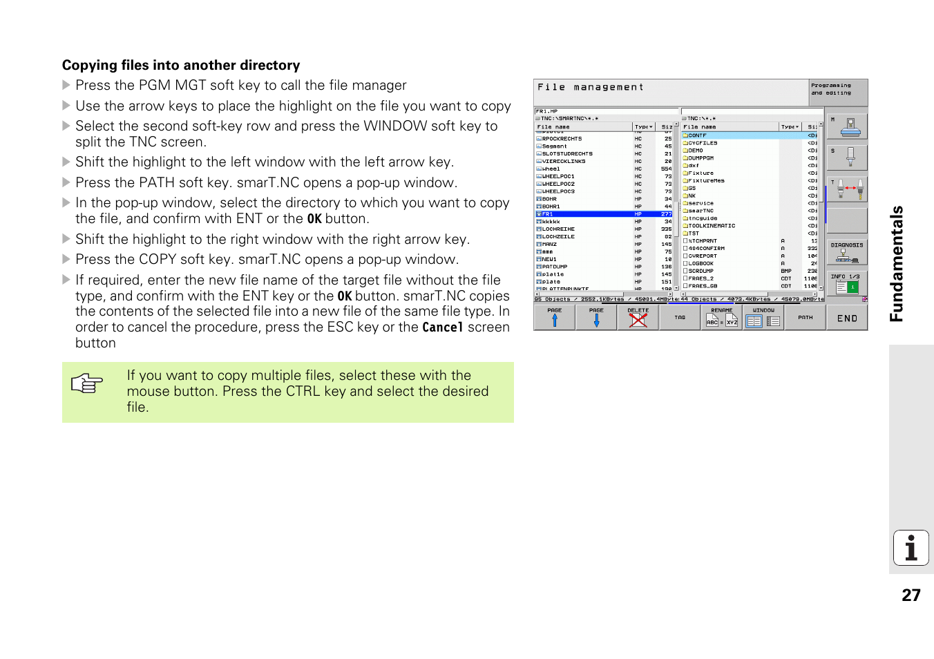 27 fun damentals | HEIDENHAIN iTNC 530 (340 49x-05) Pilot User Manual | Page 27 / 213