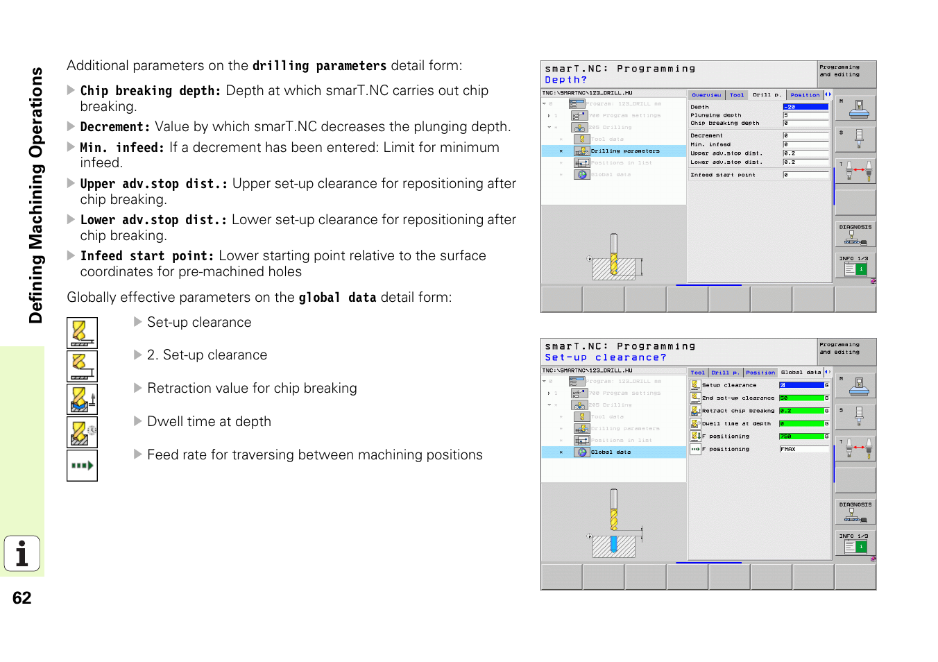 62 definin g machining operations | HEIDENHAIN iTNC 530 (340 49x-05) Pilot User Manual | Page 62 / 213