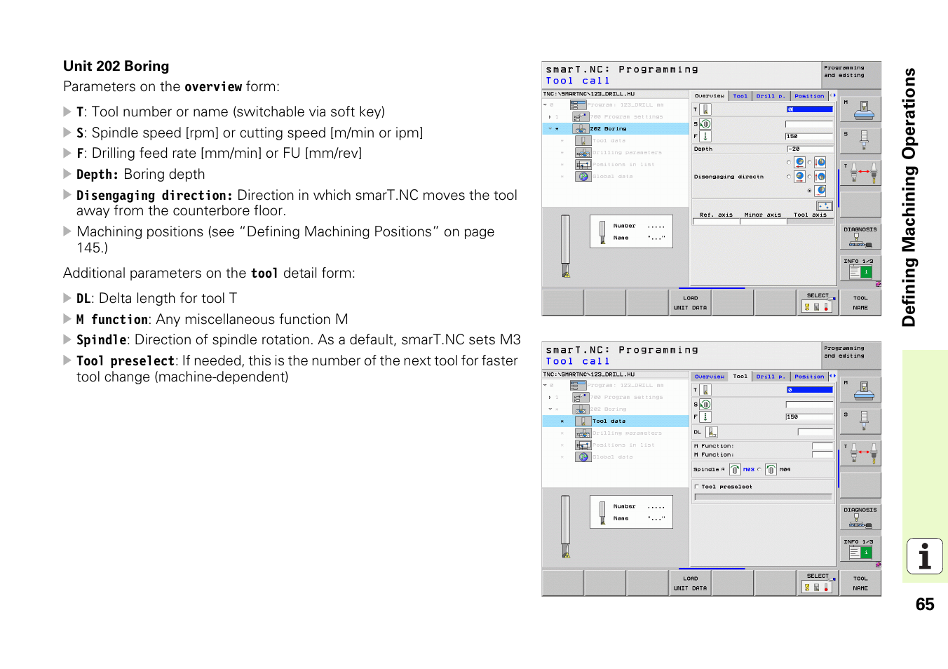 65 definin g machining operations | HEIDENHAIN iTNC 530 (340 49x-05) Pilot User Manual | Page 65 / 213