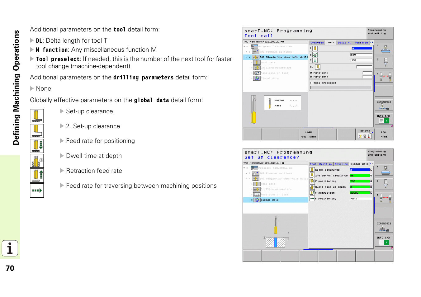 70 definin g machining operations | HEIDENHAIN iTNC 530 (340 49x-05) Pilot User Manual | Page 70 / 213