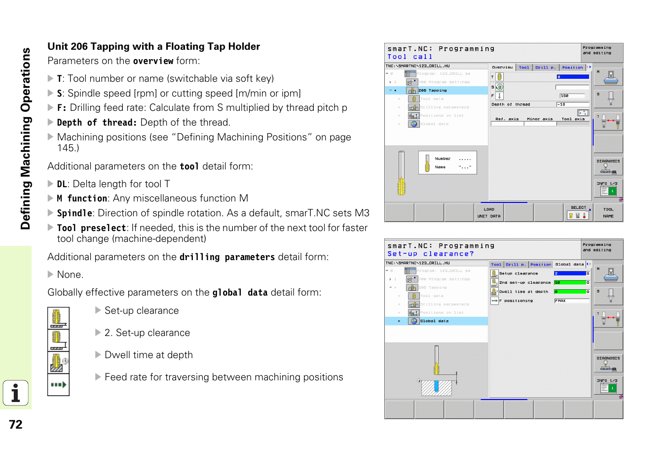 72 definin g machining operations | HEIDENHAIN iTNC 530 (340 49x-05) Pilot User Manual | Page 72 / 213