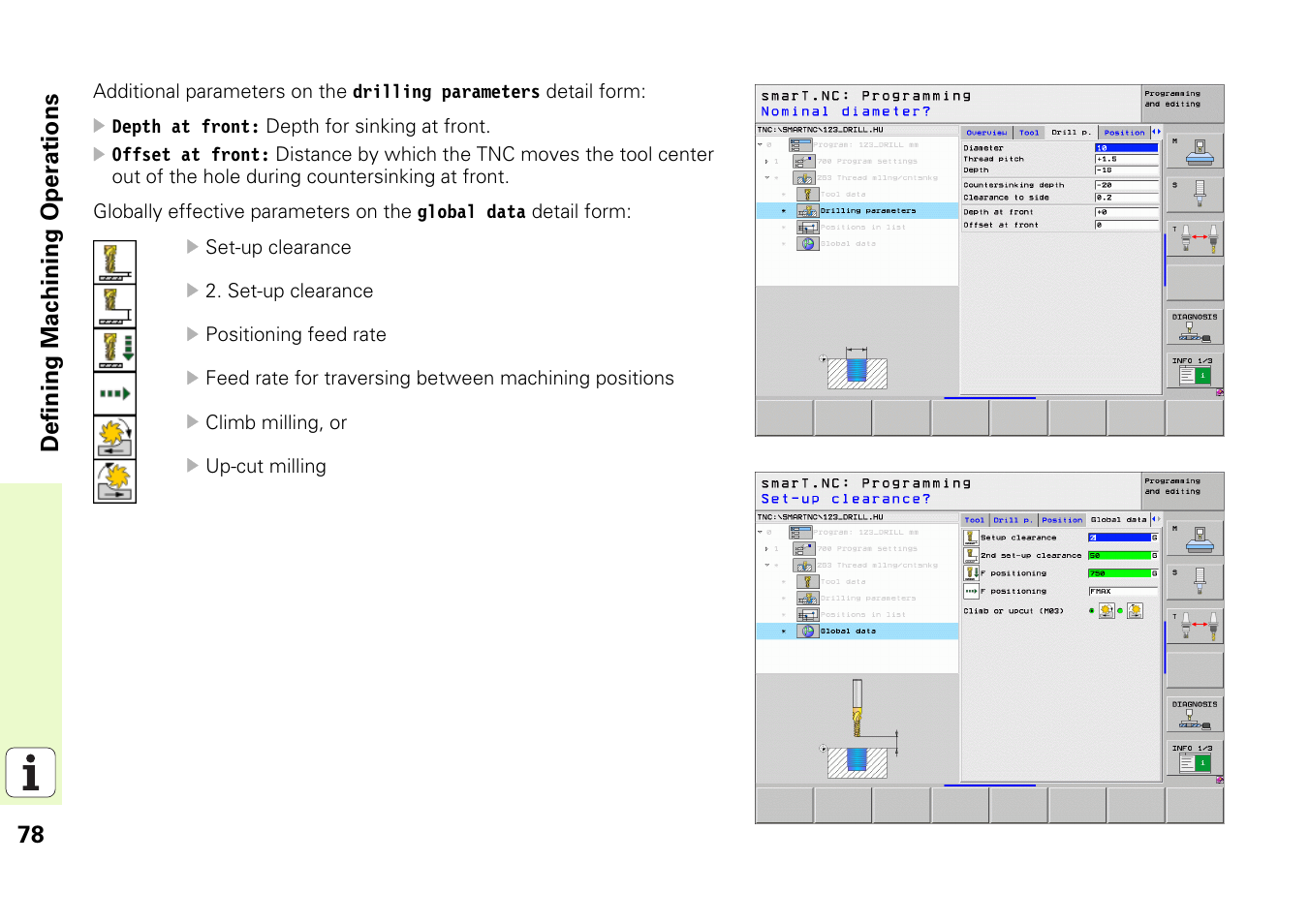 78 definin g machining operations | HEIDENHAIN iTNC 530 (340 49x-05) Pilot User Manual | Page 78 / 213