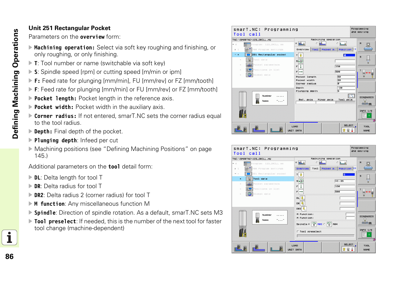 86 definin g machining operations | HEIDENHAIN iTNC 530 (340 49x-05) Pilot User Manual | Page 86 / 213