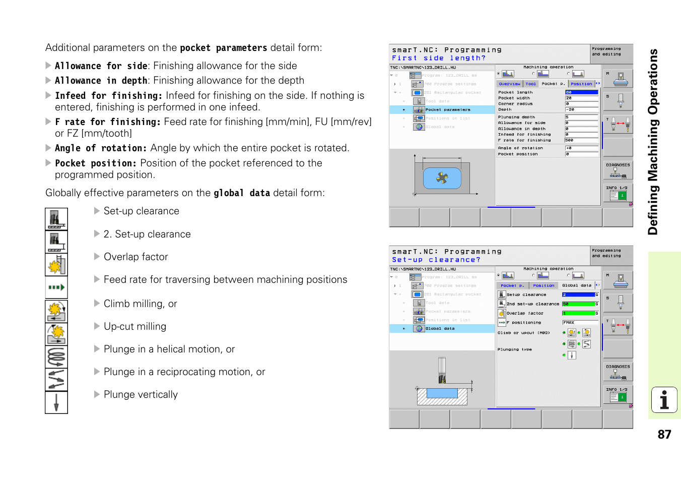 87 definin g machining operations | HEIDENHAIN iTNC 530 (340 49x-05) Pilot User Manual | Page 87 / 213