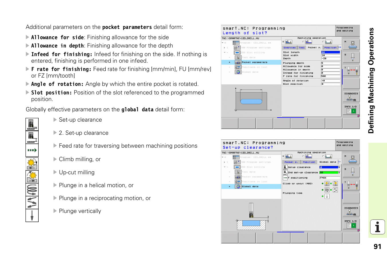 91 definin g machining operations | HEIDENHAIN iTNC 530 (340 49x-05) Pilot User Manual | Page 91 / 213