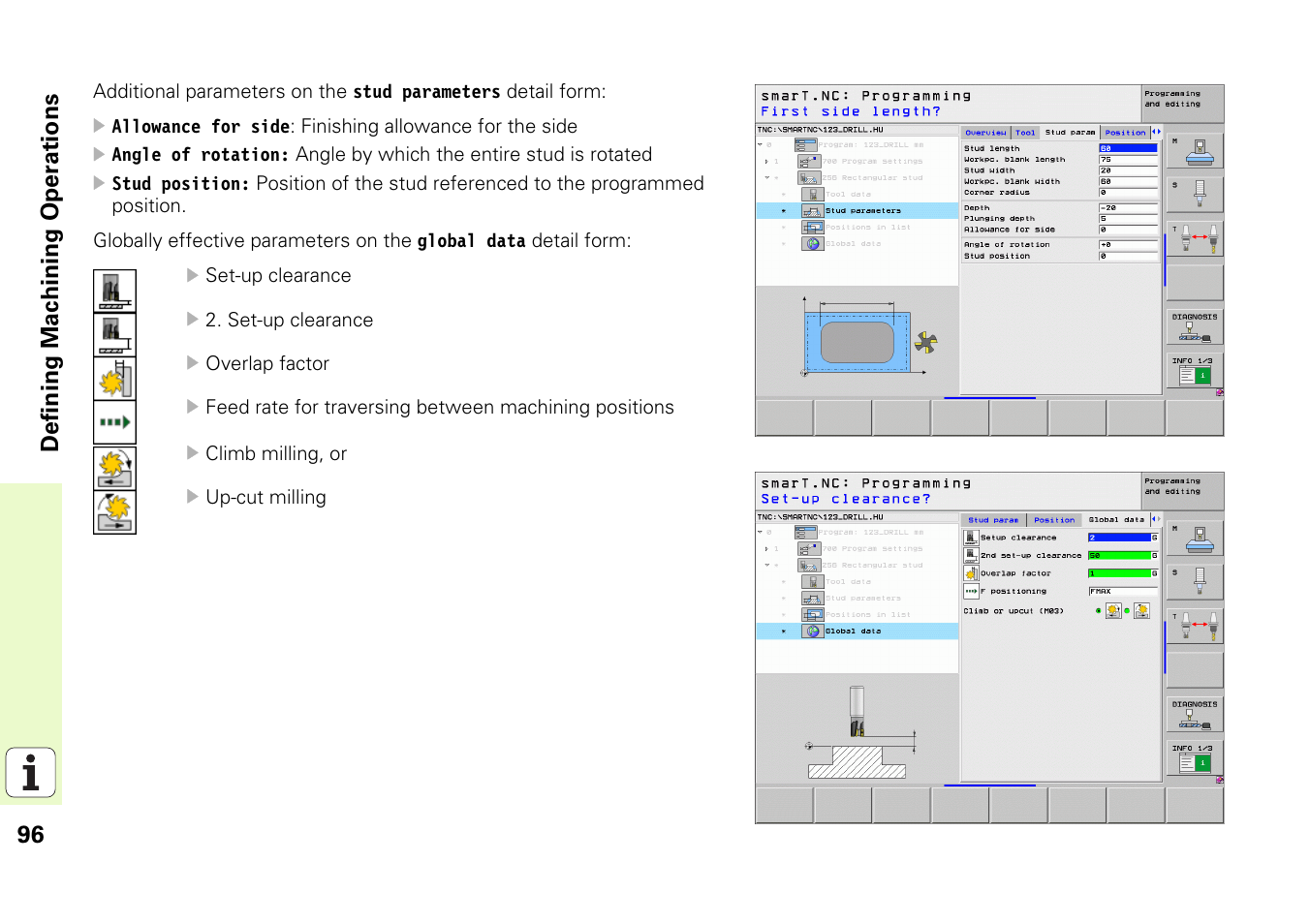 96 definin g machining operations | HEIDENHAIN iTNC 530 (340 49x-05) Pilot User Manual | Page 96 / 213
