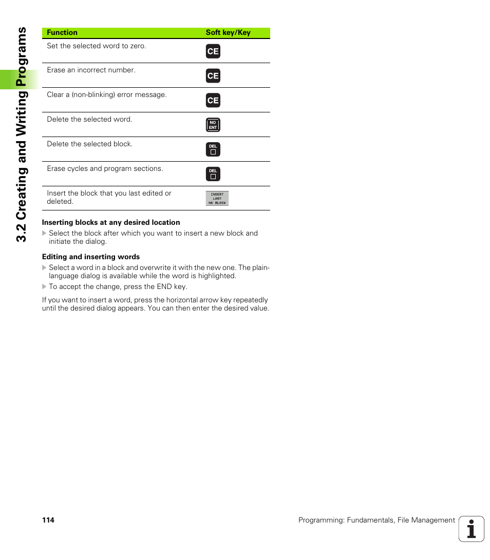 2 cr eating and w riting pr ogr a ms | HEIDENHAIN iTNC 530 (340 49x-06) User Manual | Page 114 / 713