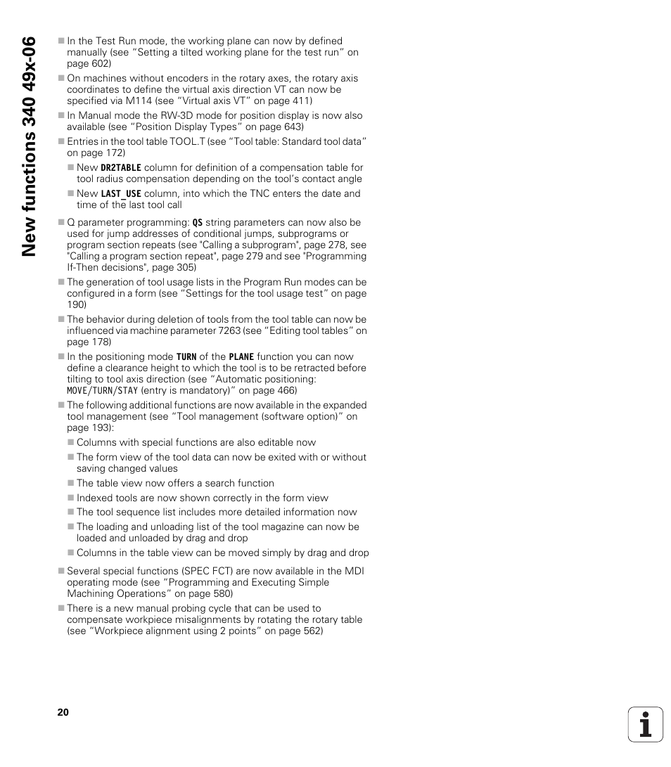 HEIDENHAIN iTNC 530 (340 49x-06) User Manual | Page 20 / 713