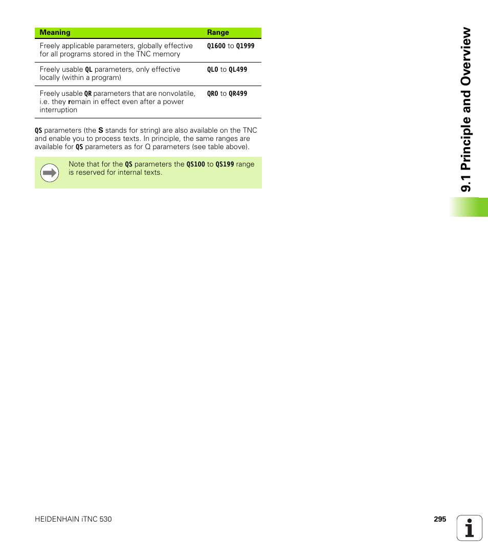 1 pr inciple and ov erview | HEIDENHAIN iTNC 530 (340 49x-06) User Manual | Page 295 / 713
