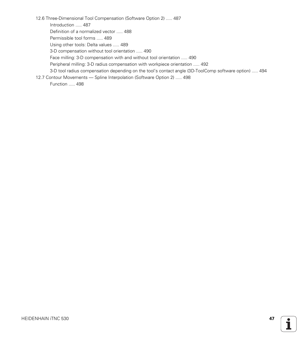 HEIDENHAIN iTNC 530 (340 49x-06) User Manual | Page 47 / 713