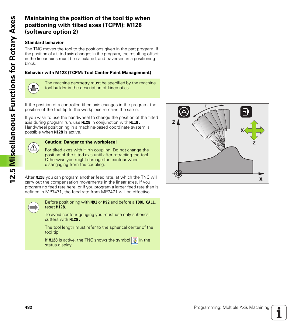 HEIDENHAIN iTNC 530 (340 49x-06) User Manual | Page 482 / 713