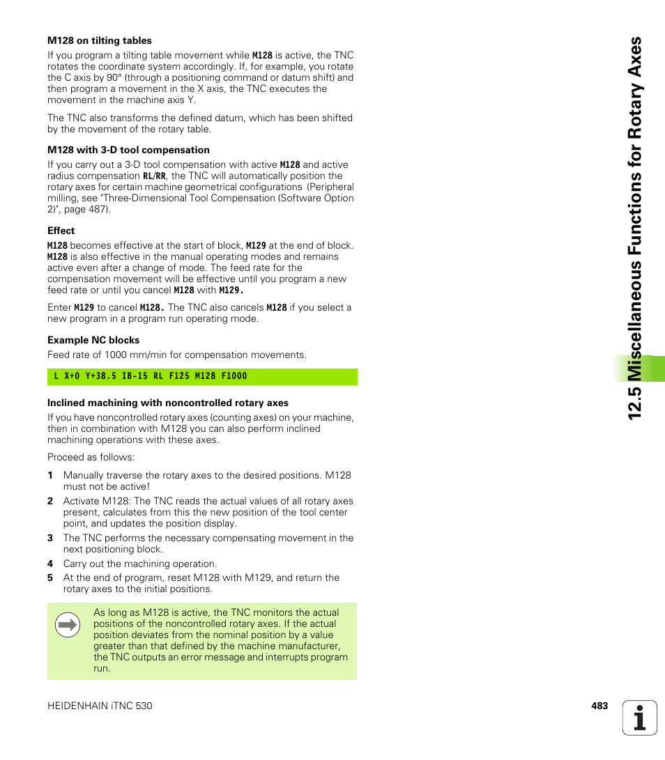 HEIDENHAIN iTNC 530 (340 49x-06) User Manual | Page 483 / 713