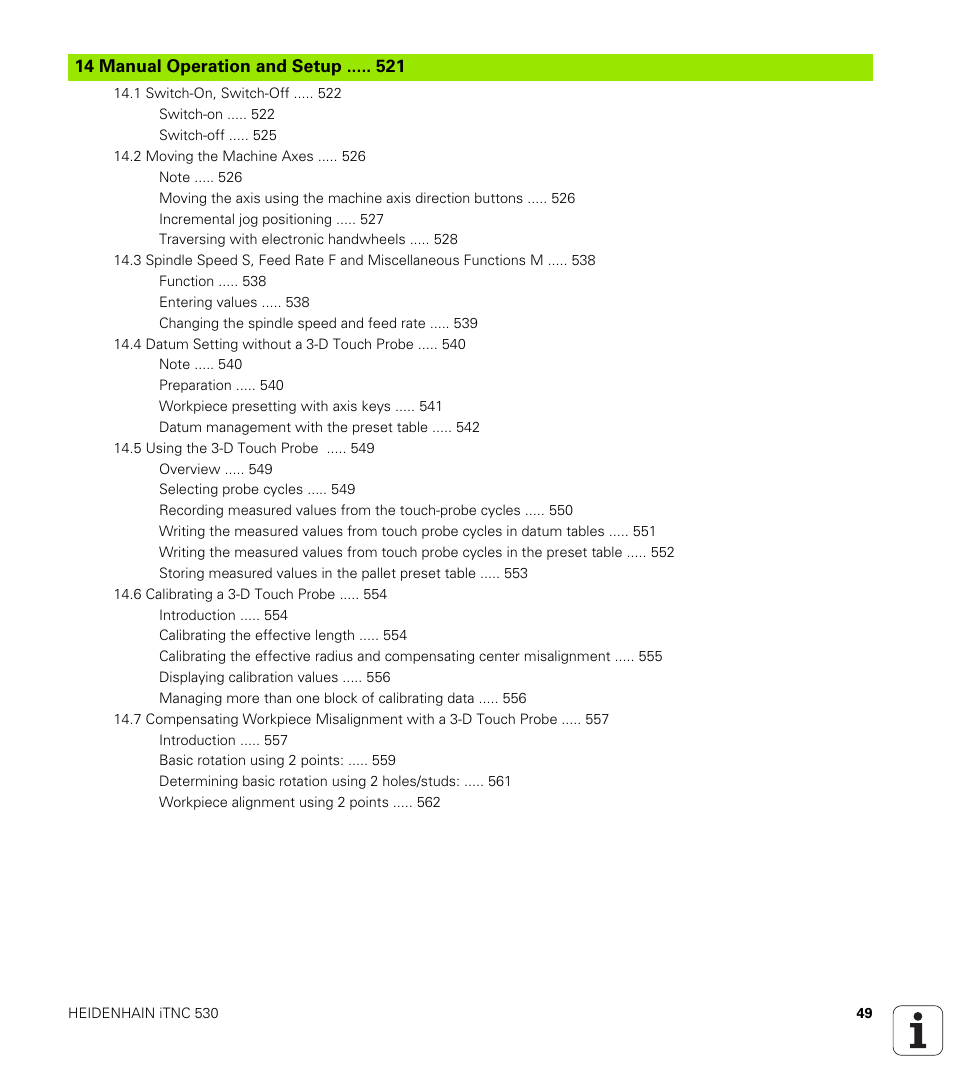 14 manual operation and setup, Programming: pallet editor | HEIDENHAIN iTNC 530 (340 49x-06) User Manual | Page 49 / 713