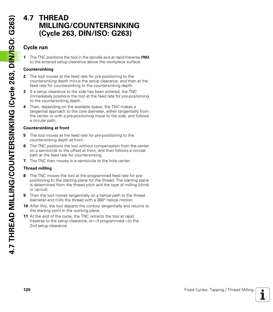Cycle run | HEIDENHAIN iTNC 530 (340 49x-06) Cycle programming User Manual | Page 120 / 513