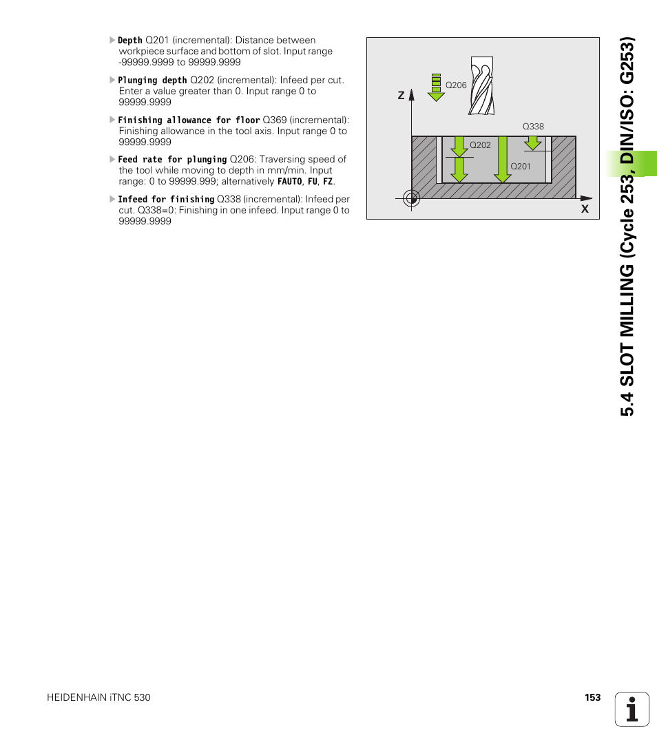 HEIDENHAIN iTNC 530 (340 49x-06) Cycle programming User Manual | Page 153 / 513