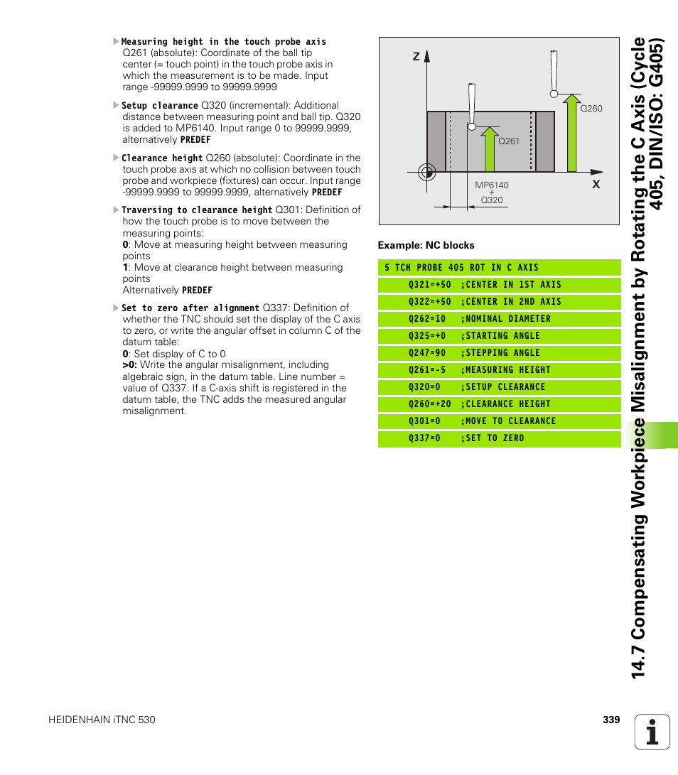 HEIDENHAIN iTNC 530 (340 49x-06) Cycle programming User Manual | Page 339 / 513