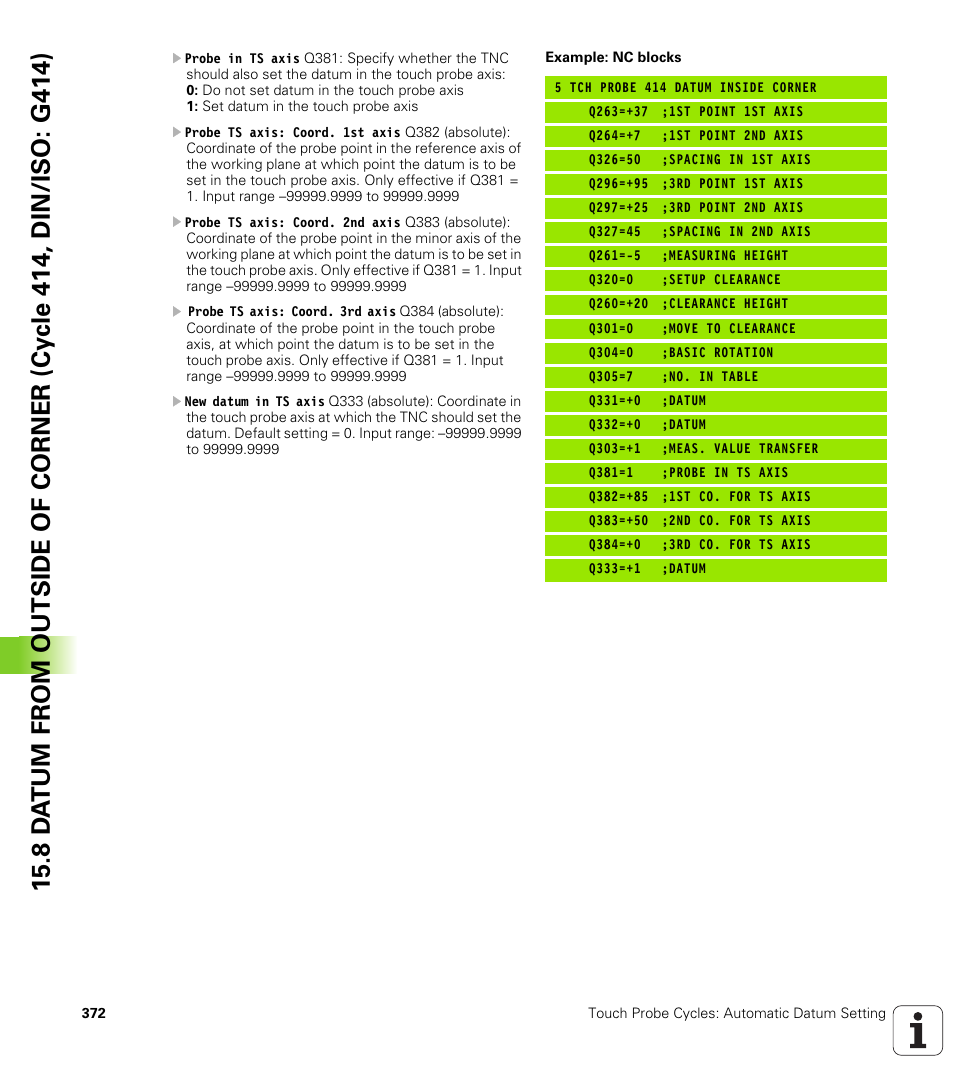 HEIDENHAIN iTNC 530 (340 49x-06) Cycle programming User Manual | Page 372 / 513