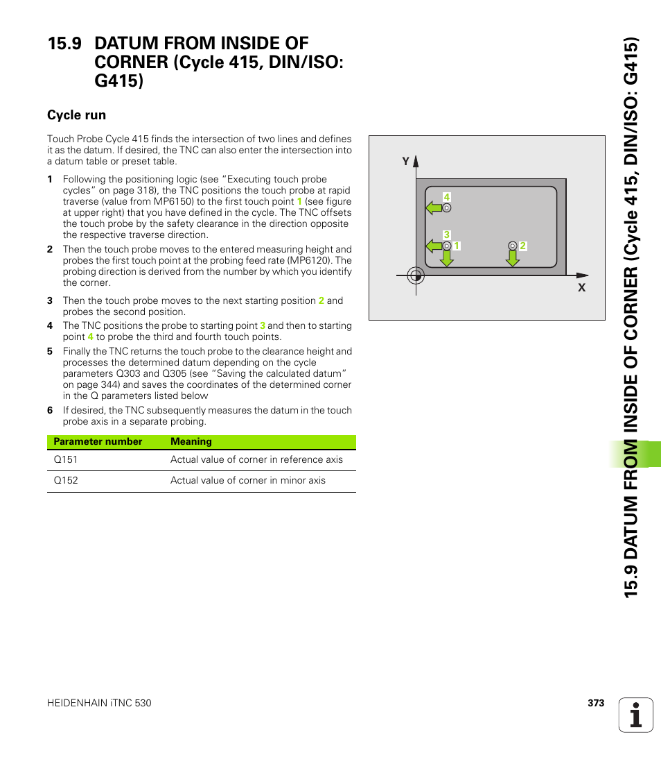 Cycle run | HEIDENHAIN iTNC 530 (340 49x-06) Cycle programming User Manual | Page 373 / 513