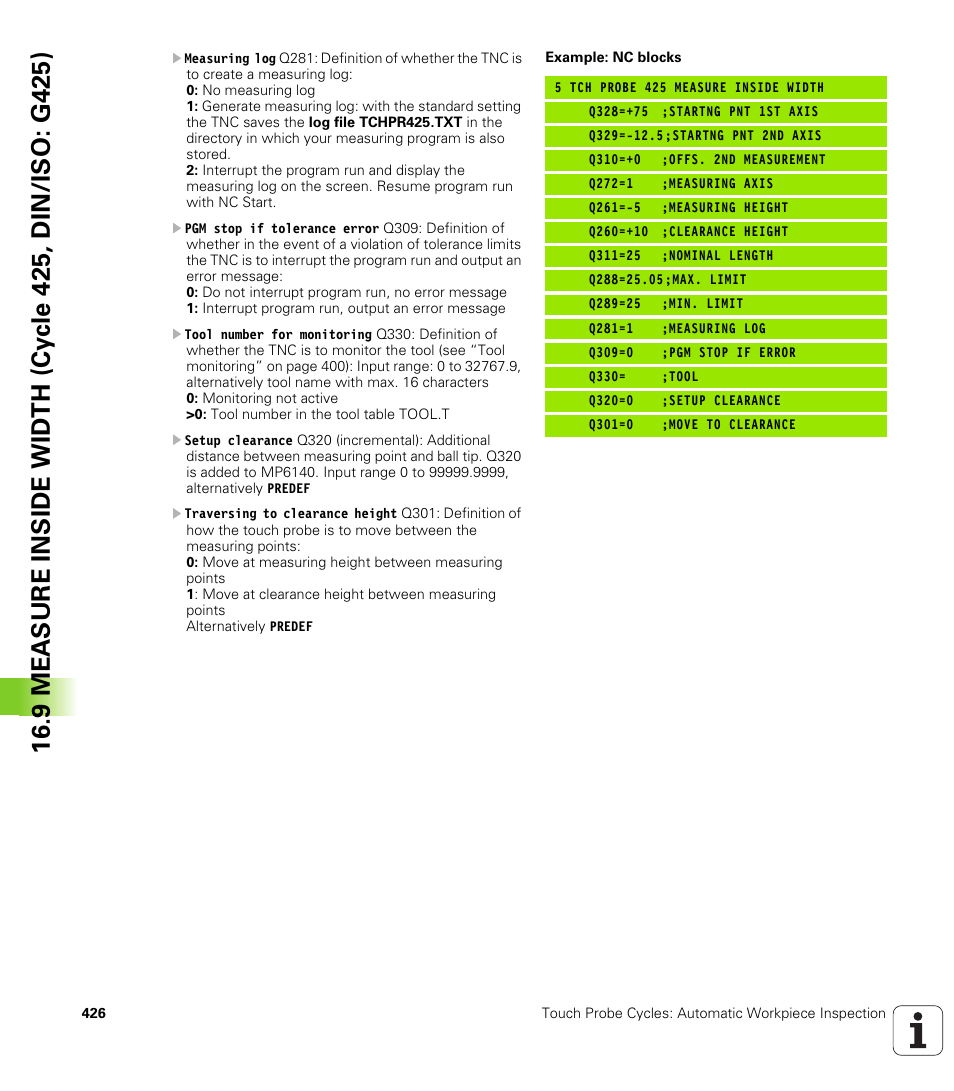 HEIDENHAIN iTNC 530 (340 49x-06) Cycle programming User Manual | Page 426 / 513