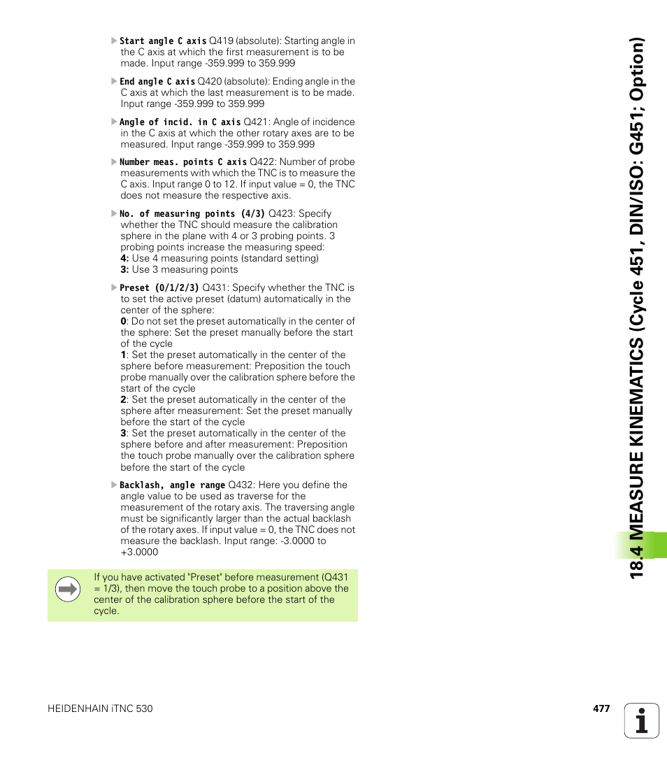 HEIDENHAIN iTNC 530 (340 49x-06) Cycle programming User Manual | Page 477 / 513