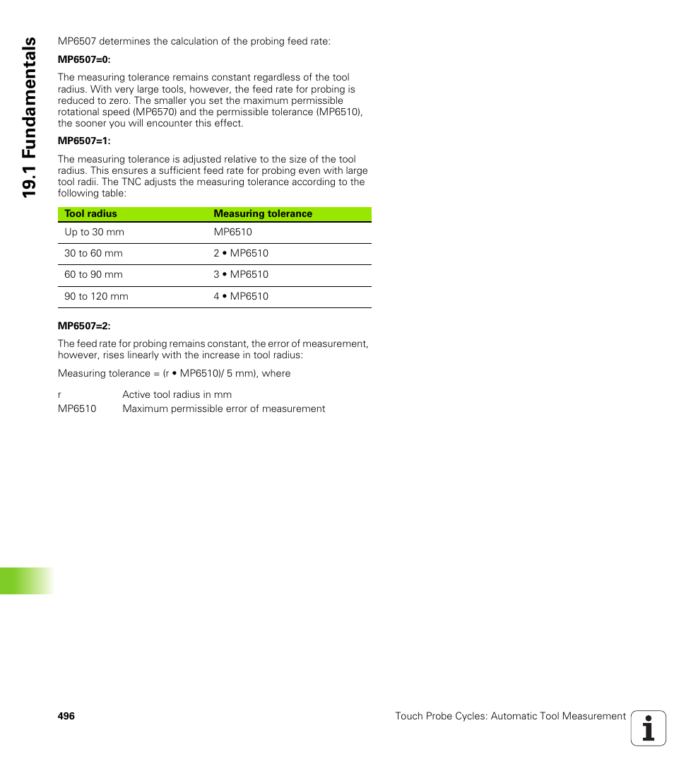 19 .1 f undamentals | HEIDENHAIN iTNC 530 (340 49x-06) Cycle programming User Manual | Page 496 / 513