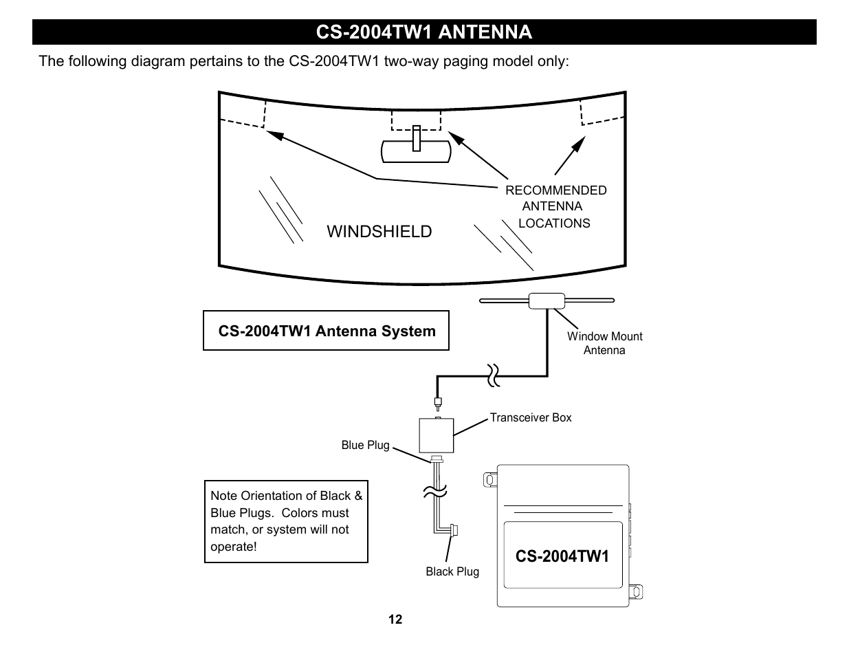Crimestopper Security Products CS-2004DC II User Manual | Page 12 / 24