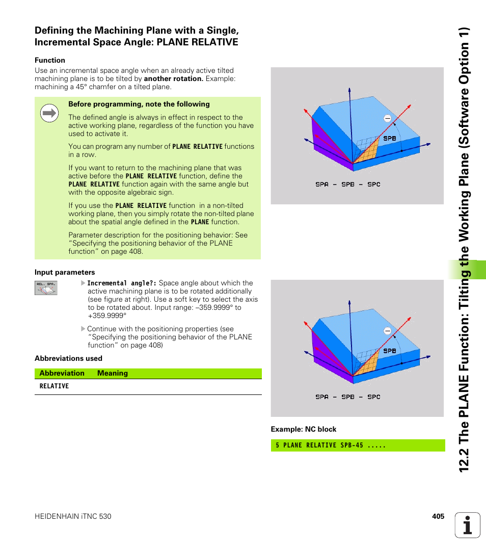 HEIDENHAIN iTNC 530 (340 49x-06) ISO programming User Manual | Page 405 / 640