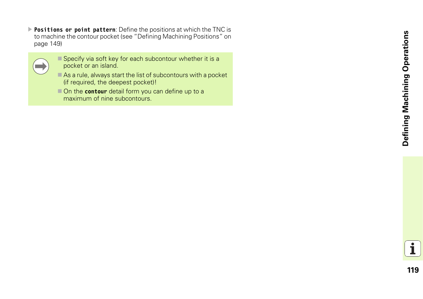 HEIDENHAIN iTNC 530 (340 49x-06) Pilot User Manual | Page 119 / 216