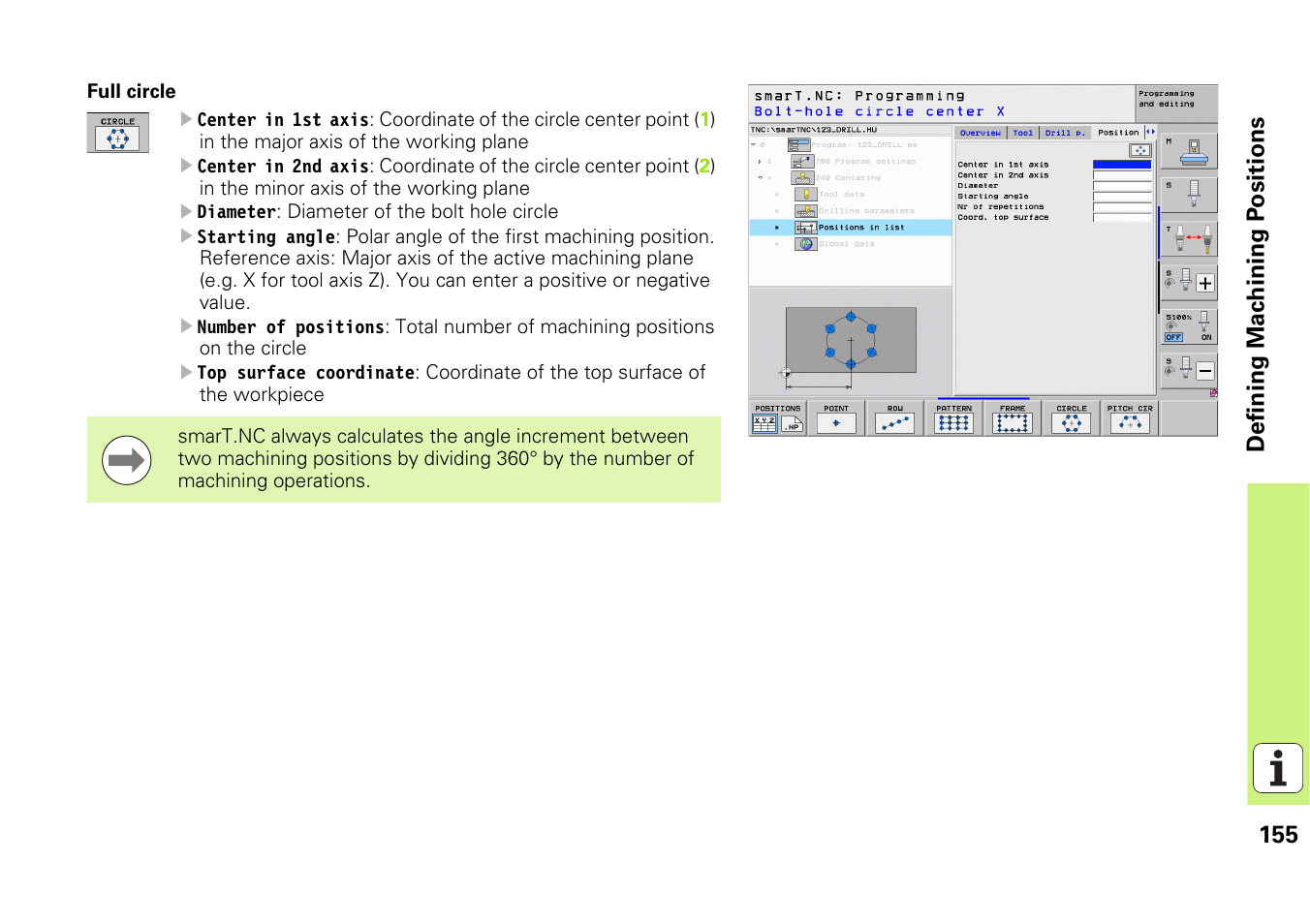 HEIDENHAIN iTNC 530 (340 49x-06) Pilot User Manual | Page 155 / 216