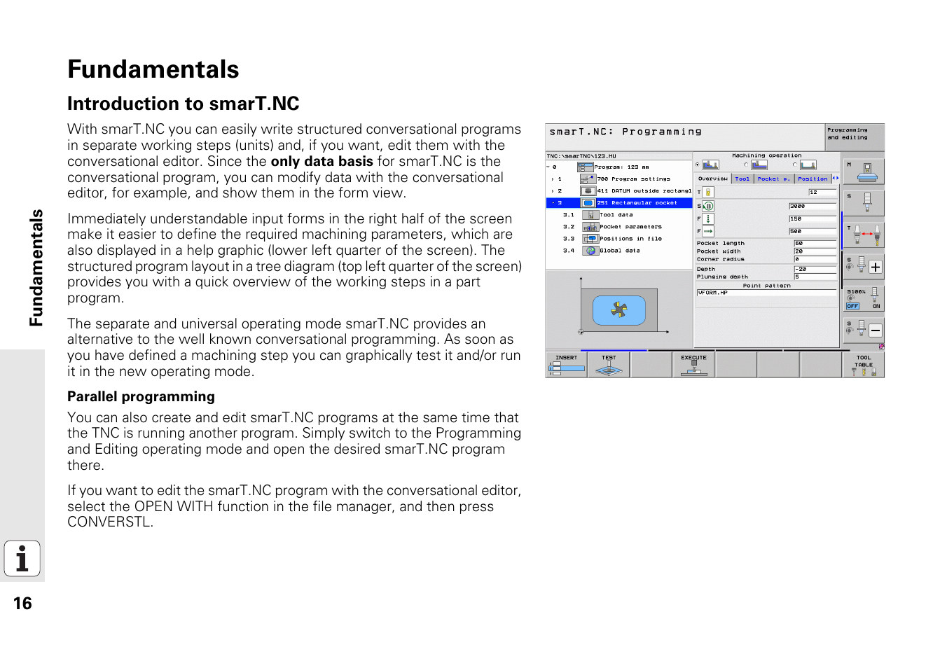 Fundamentals, Introduction to smart.nc | HEIDENHAIN iTNC 530 (340 49x-06) Pilot User Manual | Page 16 / 216