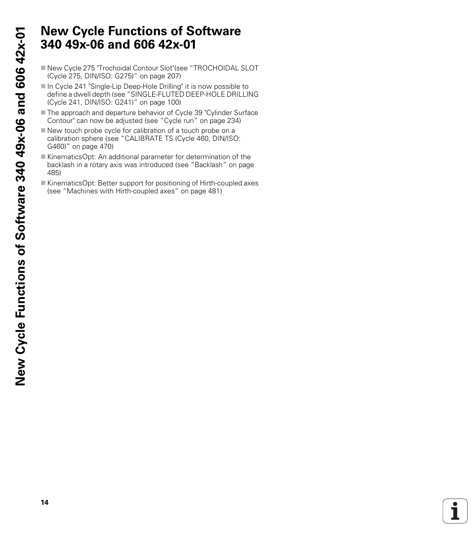 HEIDENHAIN 530 (340 49x-07) Cycle programming User Manual | Page 14 / 525