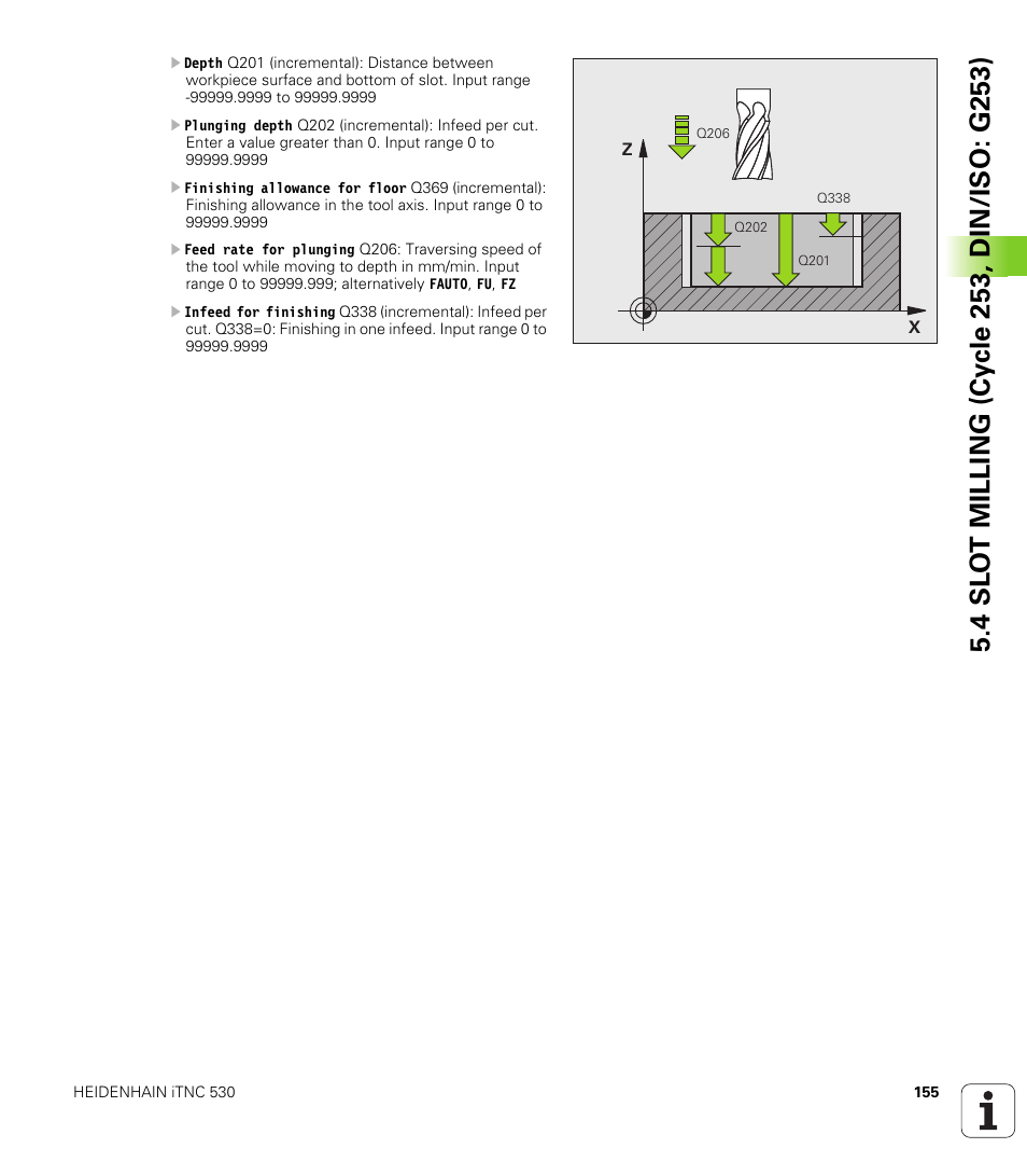 HEIDENHAIN 530 (340 49x-07) Cycle programming User Manual | Page 155 / 525