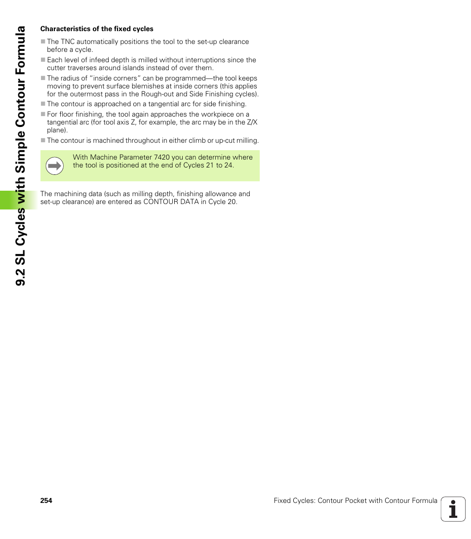 2 sl cy cles with simple cont our f o rm ula | HEIDENHAIN 530 (340 49x-07) Cycle programming User Manual | Page 254 / 525