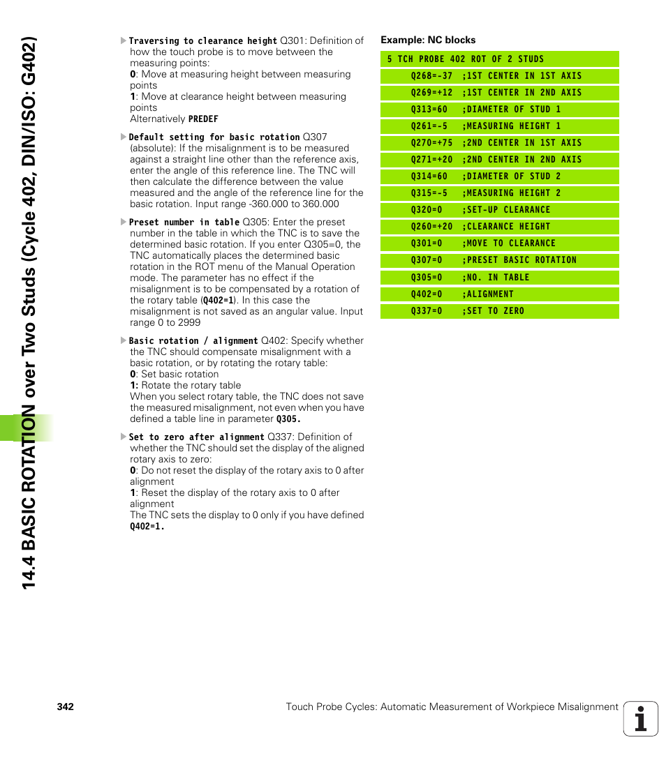 HEIDENHAIN 530 (340 49x-07) Cycle programming User Manual | Page 342 / 525