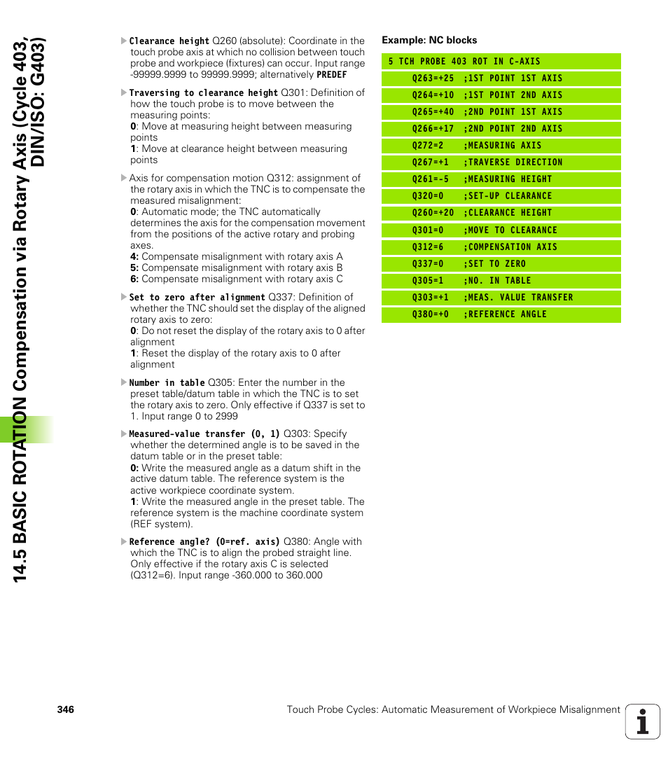 HEIDENHAIN 530 (340 49x-07) Cycle programming User Manual | Page 346 / 525