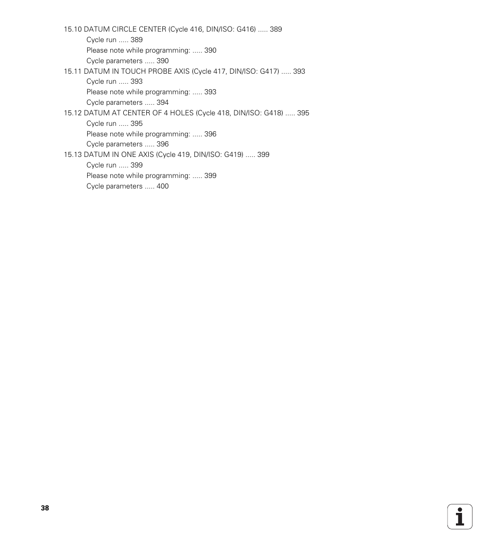 HEIDENHAIN 530 (340 49x-07) Cycle programming User Manual | Page 38 / 525