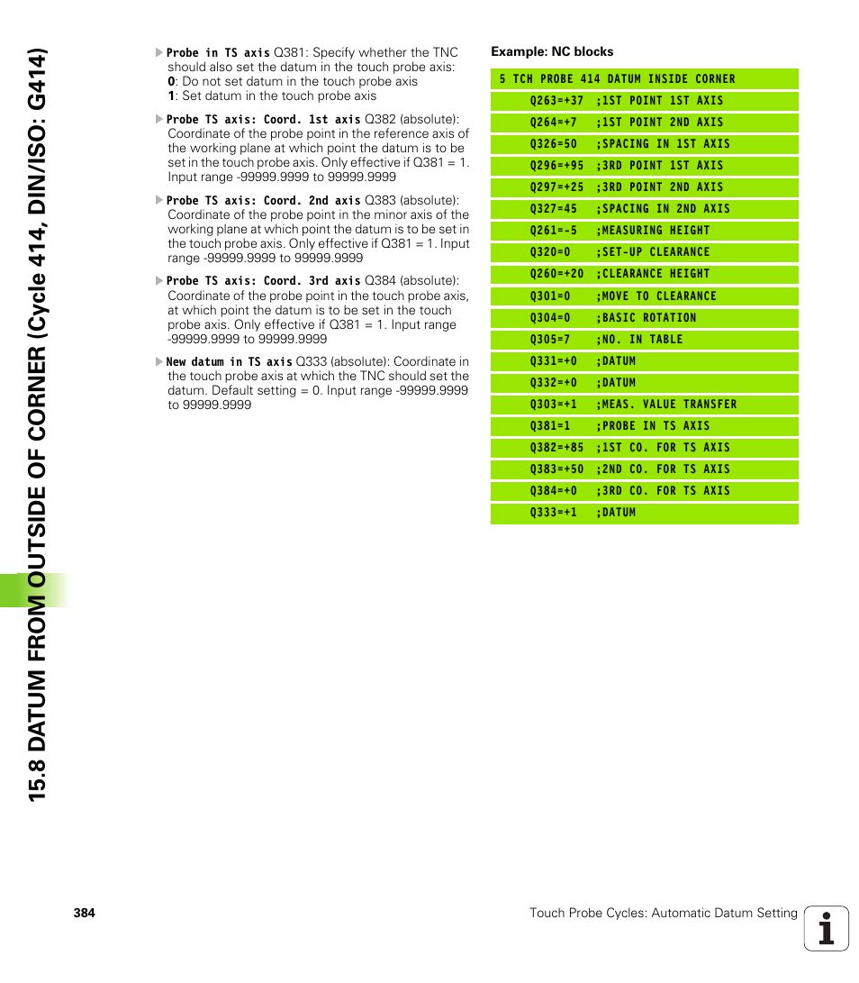 HEIDENHAIN 530 (340 49x-07) Cycle programming User Manual | Page 384 / 525