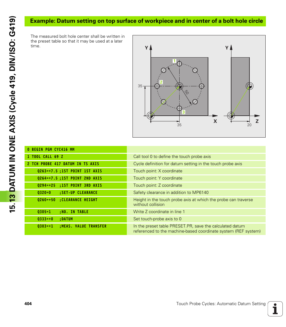 HEIDENHAIN 530 (340 49x-07) Cycle programming User Manual | Page 404 / 525