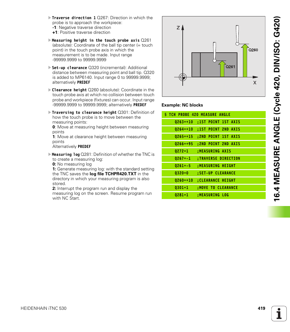 HEIDENHAIN 530 (340 49x-07) Cycle programming User Manual | Page 419 / 525