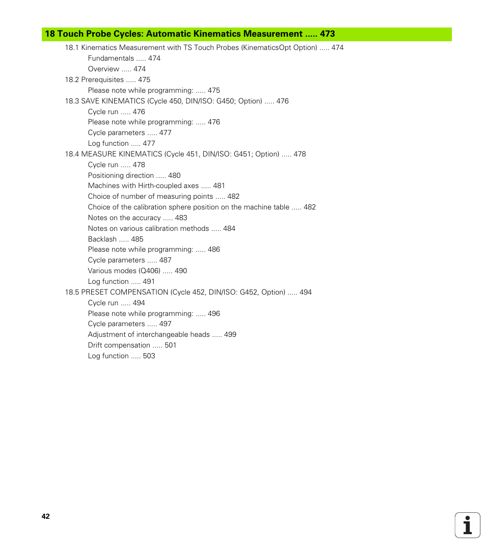 HEIDENHAIN 530 (340 49x-07) Cycle programming User Manual | Page 42 / 525