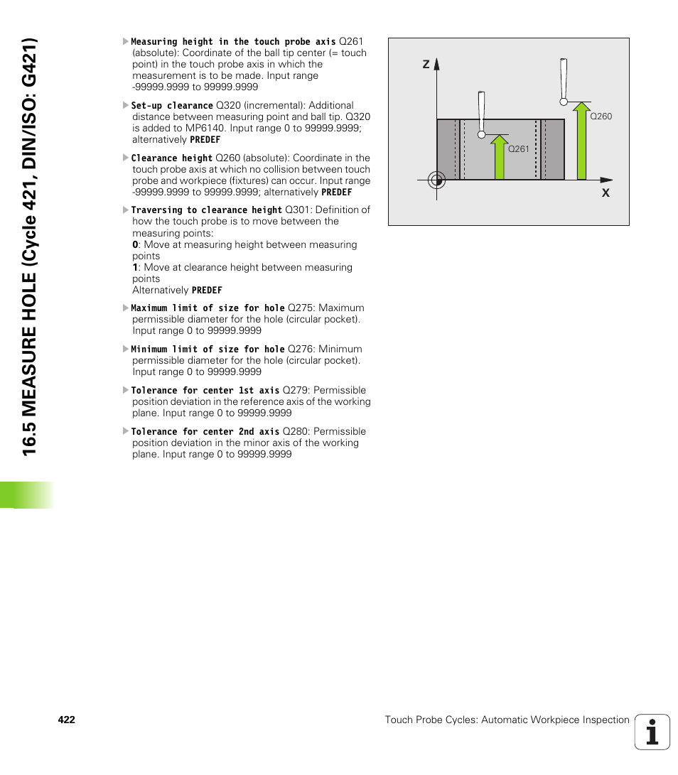 HEIDENHAIN 530 (340 49x-07) Cycle programming User Manual | Page 422 / 525