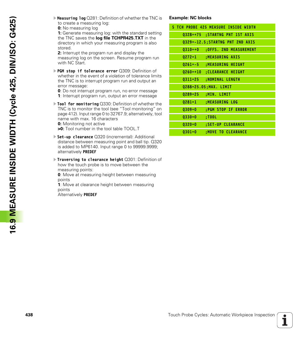 HEIDENHAIN 530 (340 49x-07) Cycle programming User Manual | Page 438 / 525