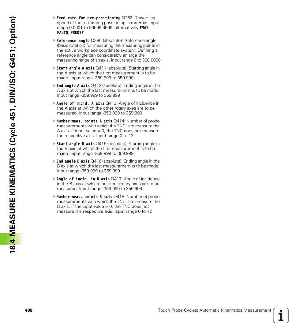 HEIDENHAIN 530 (340 49x-07) Cycle programming User Manual | Page 488 / 525